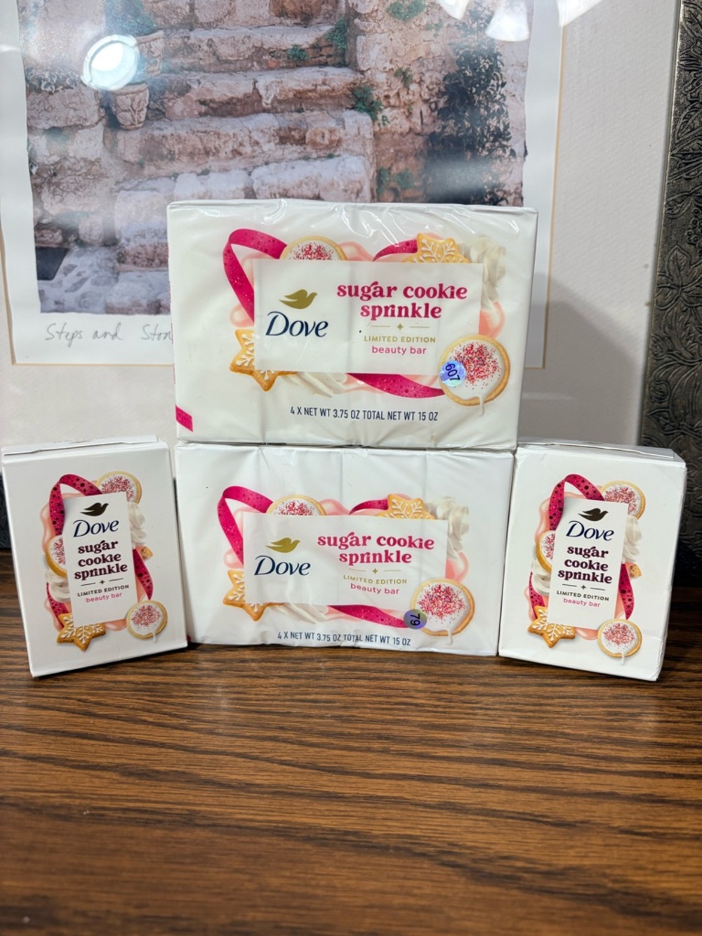 Dove Sugar Cookie Sprinkle Beauty Soap Bar Bundle 10 Pack